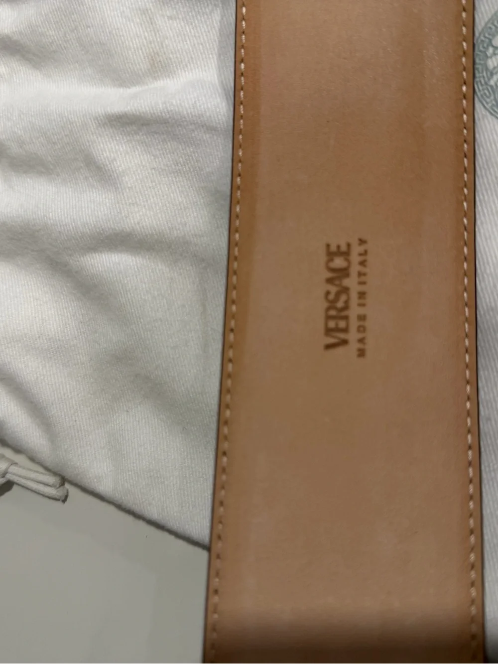 Versace wide belt